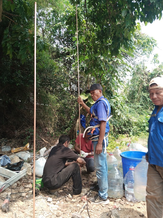 Pasang grounding petir halim-jakarta timur 1 1 38m