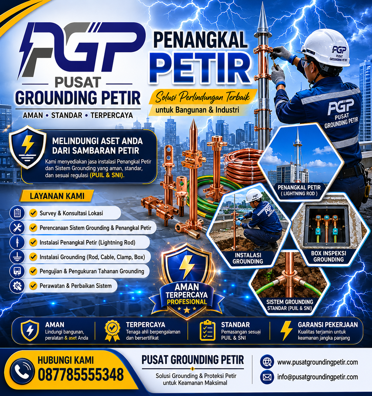 Jasa Ahli Pasang Penangkal Petir